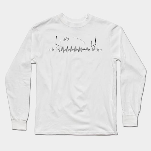 I heart Football! Long Sleeve T-Shirt by TJWArtisticCreations